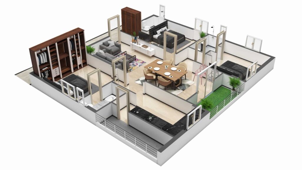 navya trinity flat layout