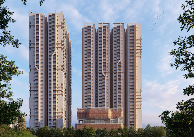 Vertex 33 West gated community apartments in Nallagandla
